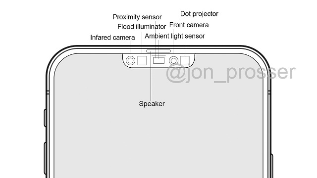 iPhone 12最新设计示意图曝光  刘海收窄了不少