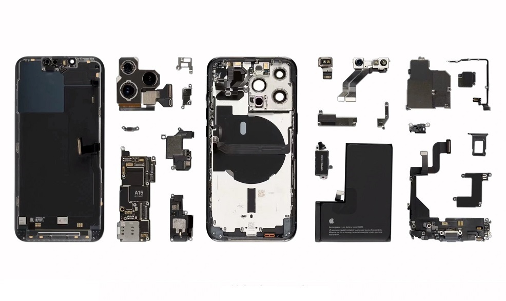 苹果13手机外部结构图图片