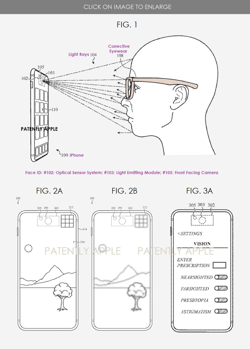 苹果Face ID新专利：针对近视/远视用户优化显示