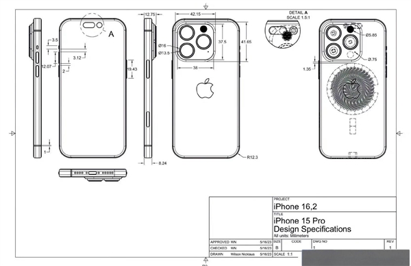 iPhone 15设计图、USB-C和SIM卡托曝光，要限速！