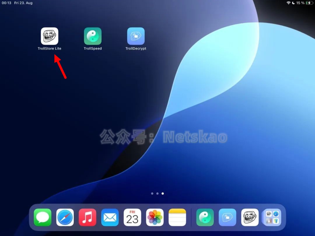 iPadOS 18装上了TrollStore Lite，iOS 18巨魔来了？