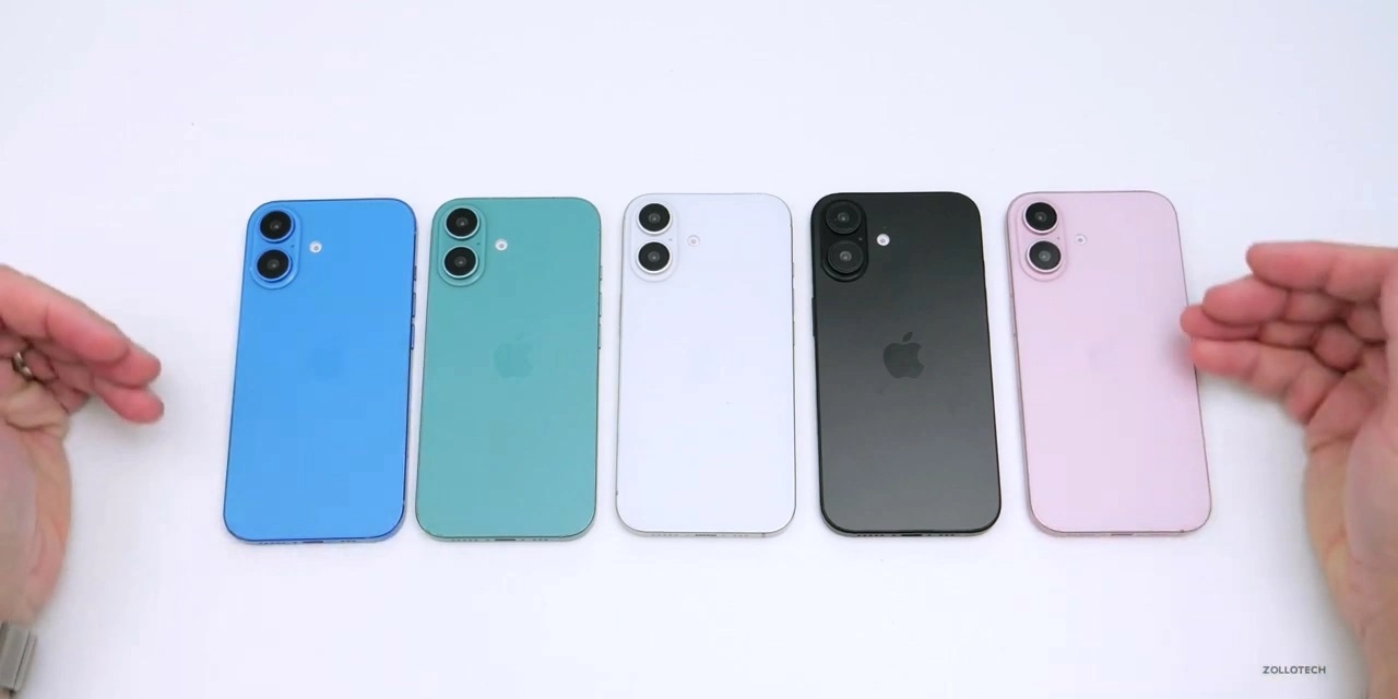 iPhone 16机模上手：5种配色，外观就这样了！