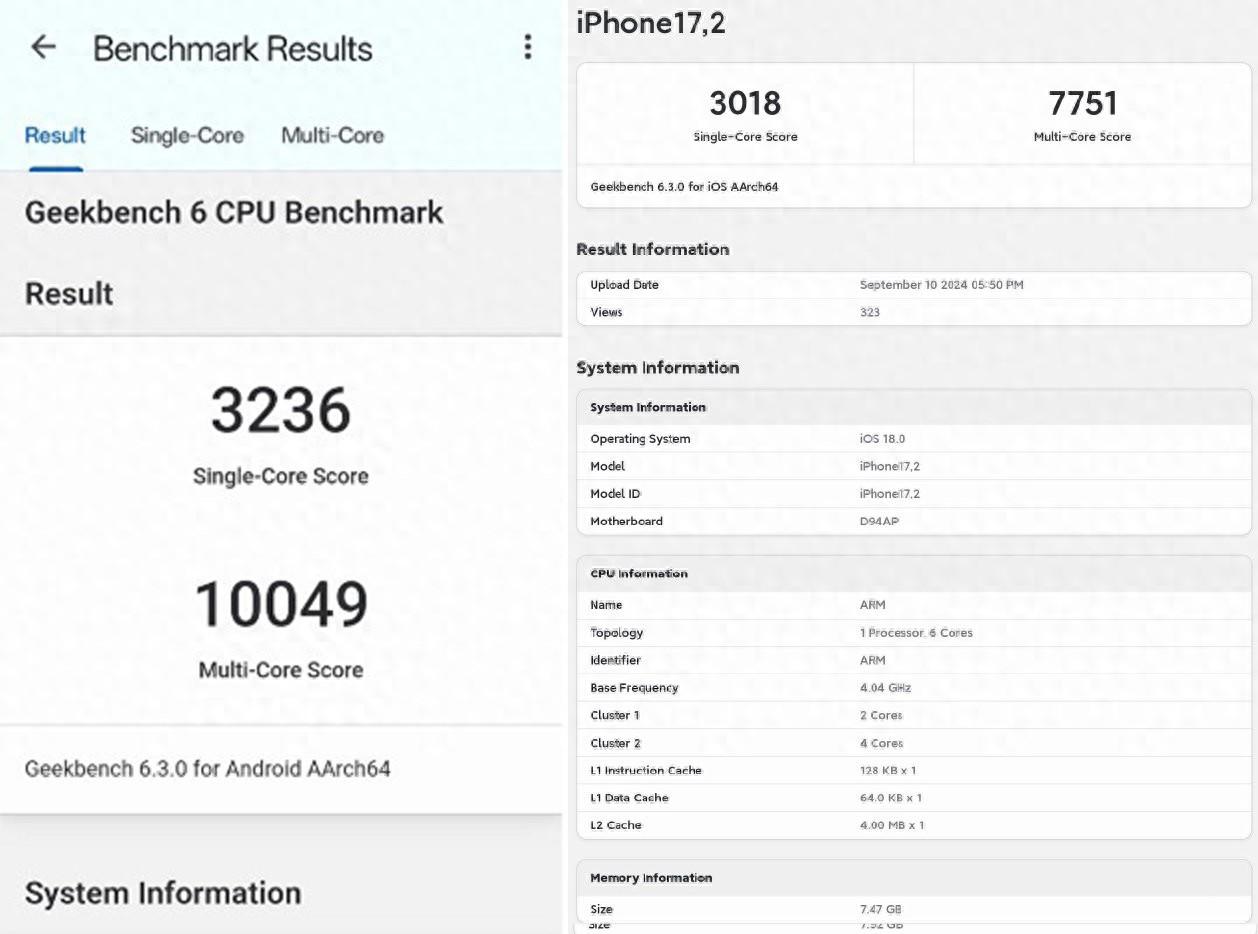 iPhone16/Pro 跑分首曝，竟输给15 Pro？